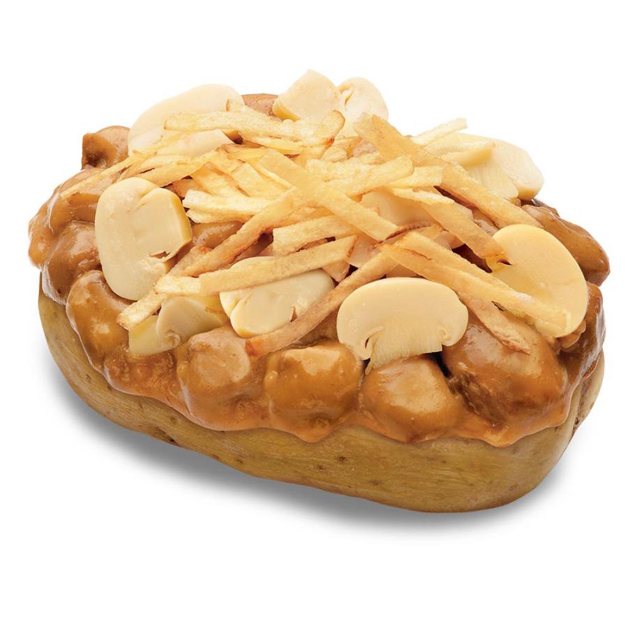 03 XG - Strogonoff de carne com champignon e batata palha.