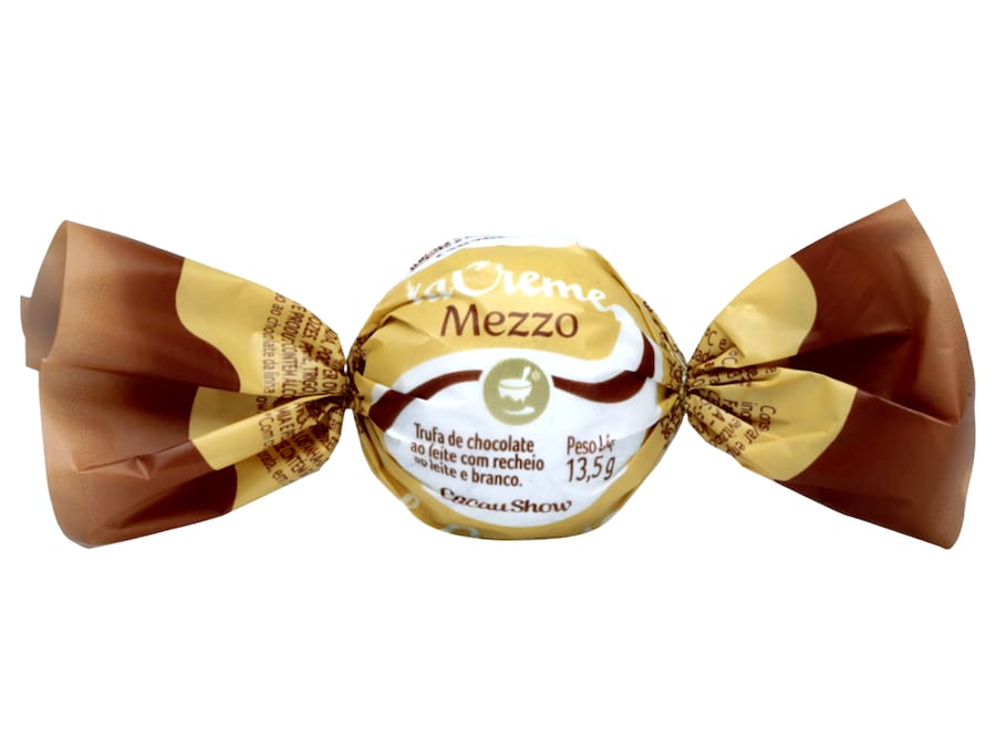 (05 Unid) Trufa Recheio ao Leite e recheio Branco