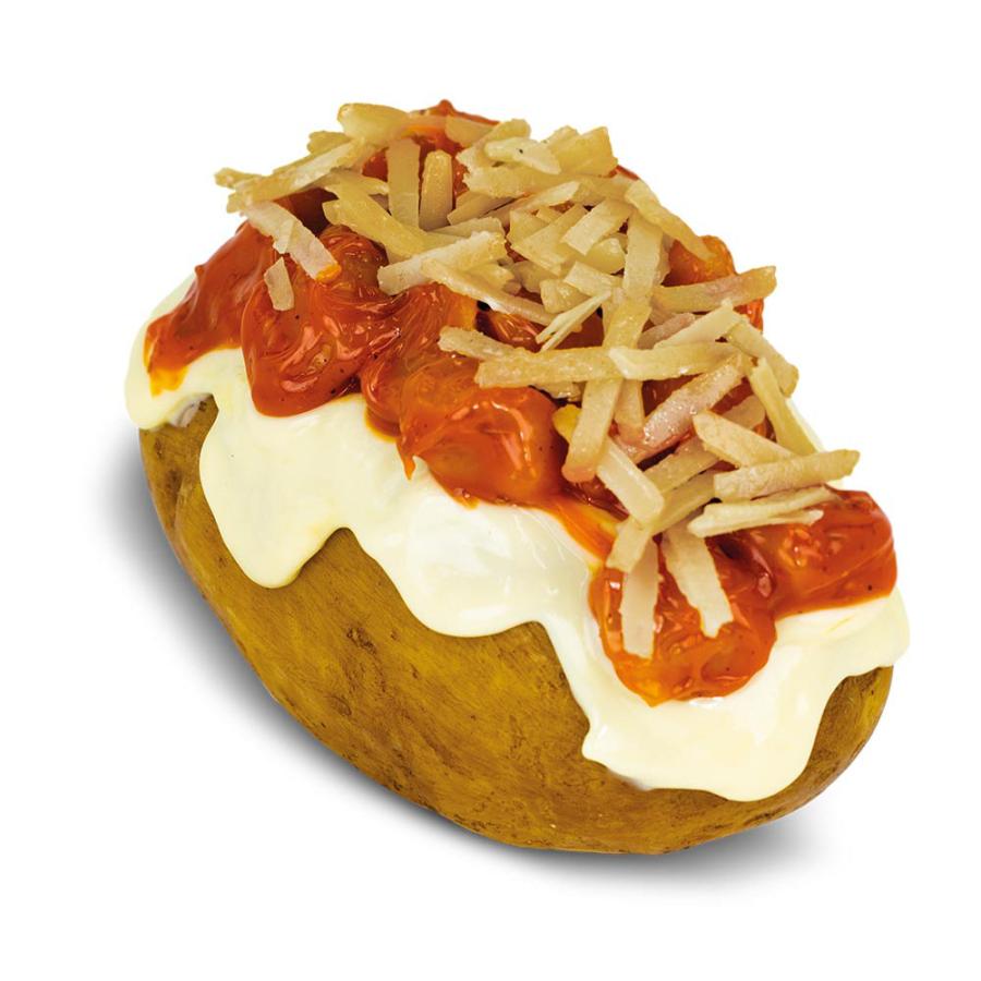 09 XG - Frango ao molho vermelho com Catupiry e batata palha