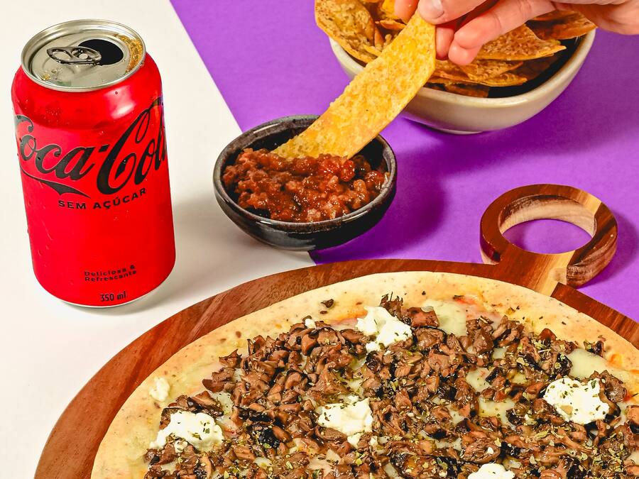 1 Pura Chips + 1 Pizza Pequena + 1 Bebida