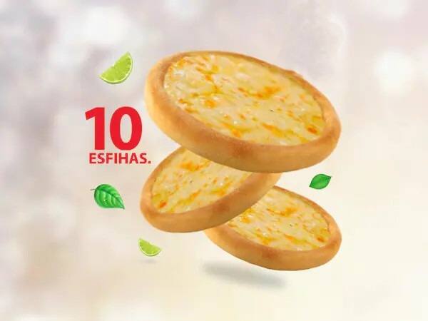 10 Esfihas queijo