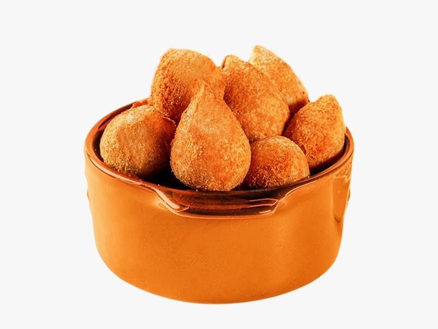10 mini coxinhas