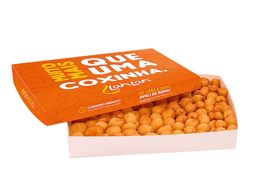 100 mini coxinhas