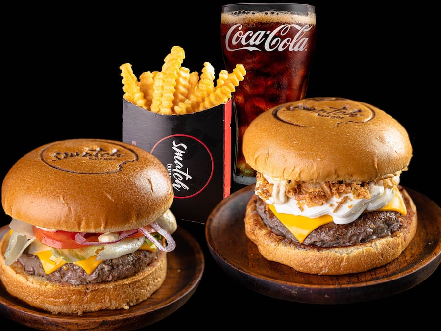 2 Burguer Alto + batata + bebida