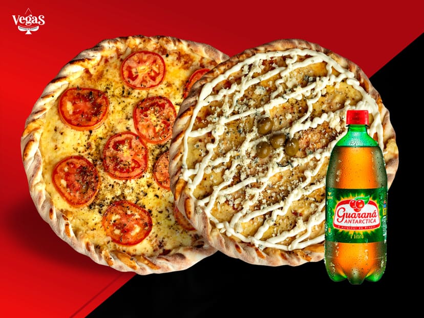 2 Pizzas Grande + Refri 1l