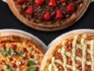 2 Pizzas Salgadas 35cm + 1 Pizza Doce 35cm + Refrigerante 