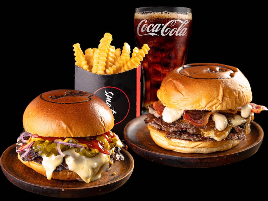 2 Smashs + batata + bebida