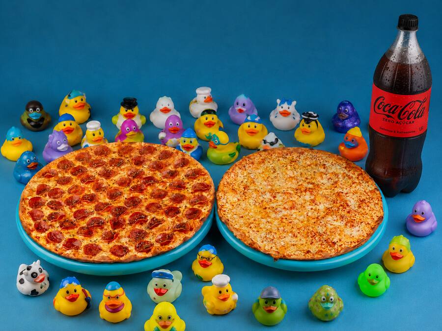 2x1 - Pizzas 45cm + Refri!