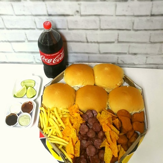 Combo Mix GALERA + CHEDDAR E DORITOS + REFRIGERANTE 2 LITROS