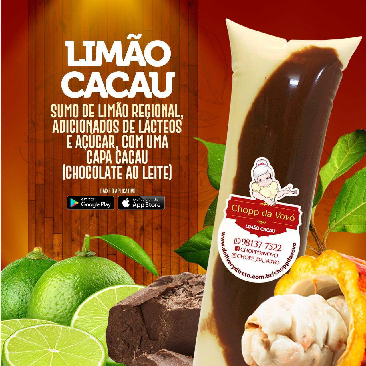 Limão Cacau 180ml
