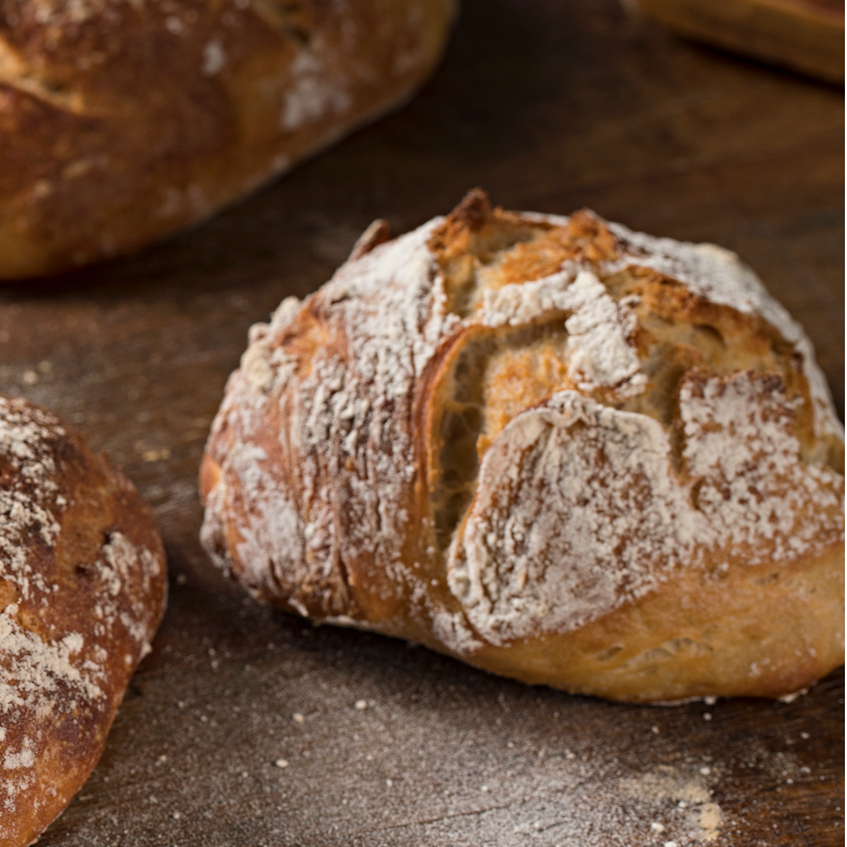 Pão artesanal pequeno (aprox. 130g)