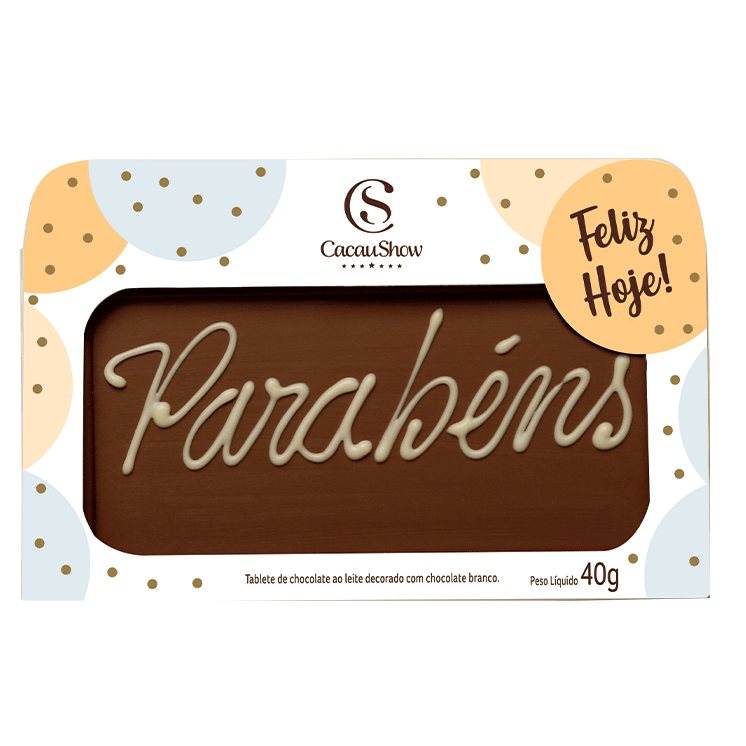 Chocoarte Parabens 40g