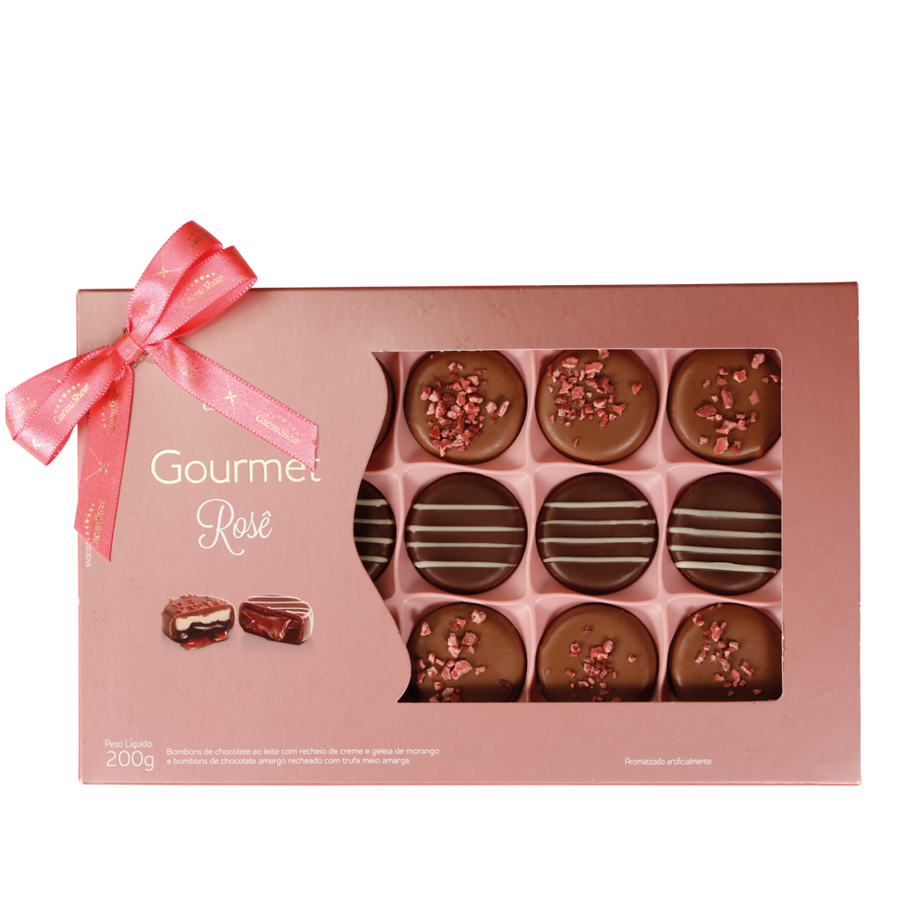 Caixa Gourmet Rose 200g