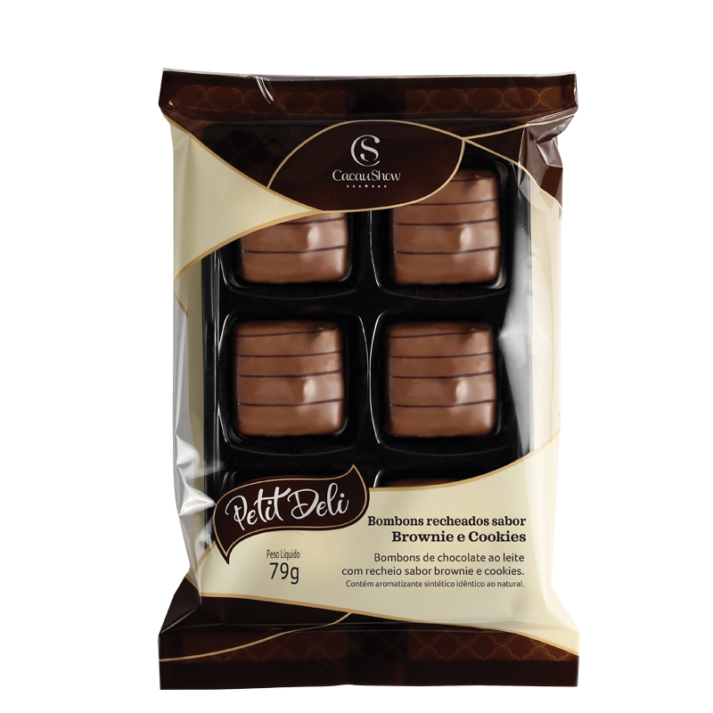 Bombom Petit deli Brownie 79g