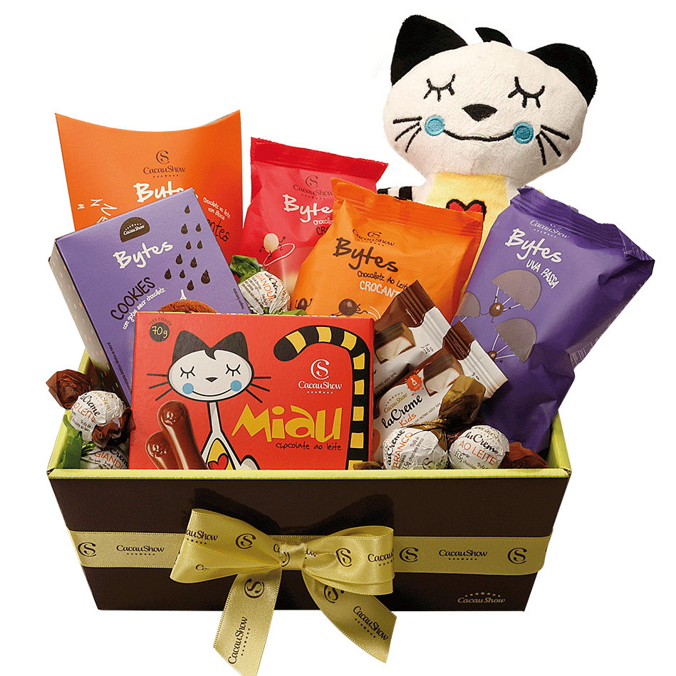 CESTA PRESENTE M GRAFISMO VERDE