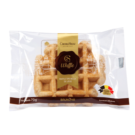 WAFFLE BELGA BAUNILHA 70G