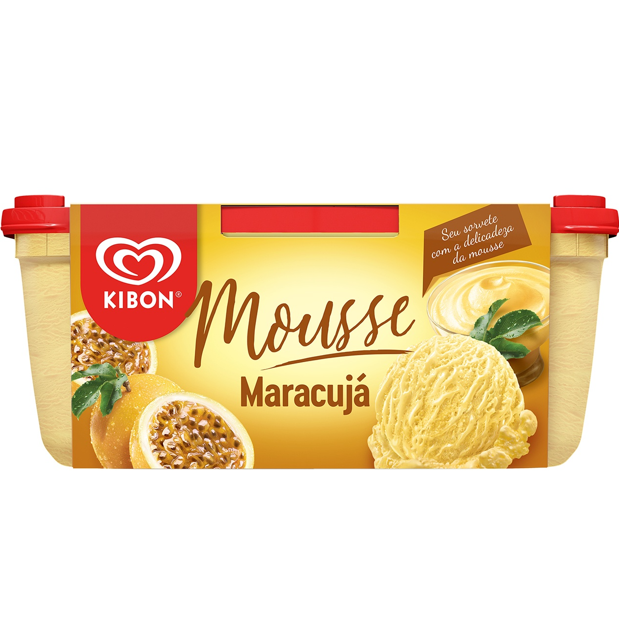 Sorvete Mousse Maracujá 1,3L