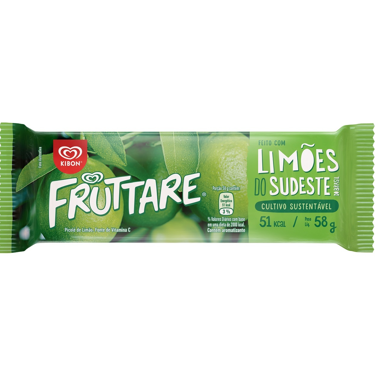 Picolé Fruttare Limão