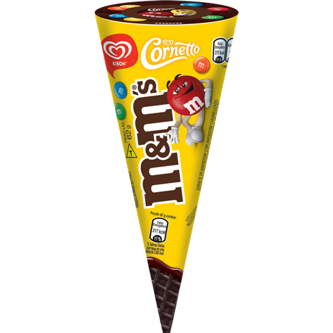 Picolé Cornetto M&Ms