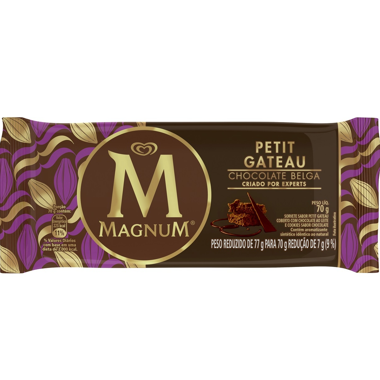Picolé Magnum Petit Gateau