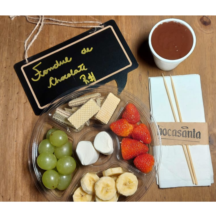 FONDUE DOCE PARA 1 PESSOA.