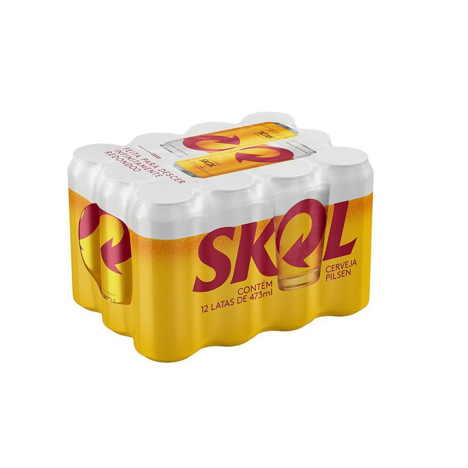 Skol Latão 550ml Cx C/12un