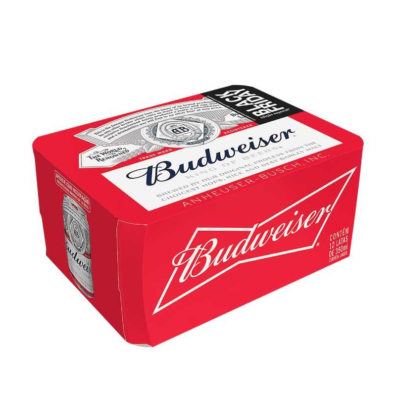 Budweiser 350ml Cx C/12un