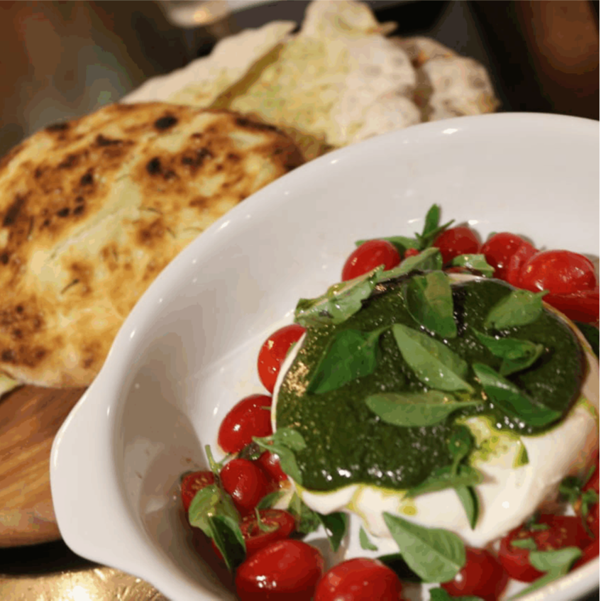 Burrata ao Pesto