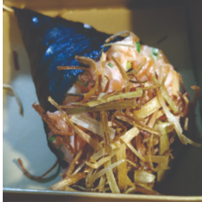 Temaki salmão e camarão 