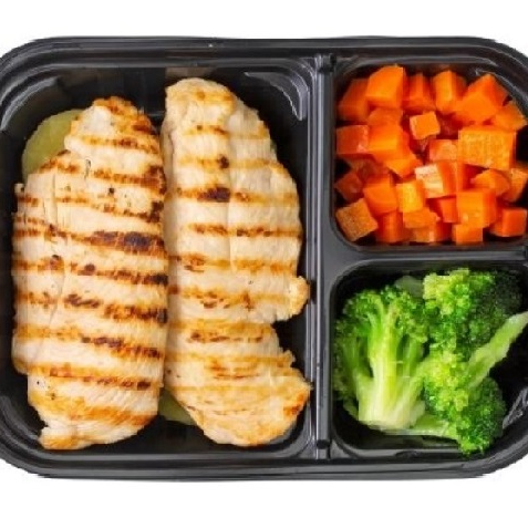 File de frango com batata doce