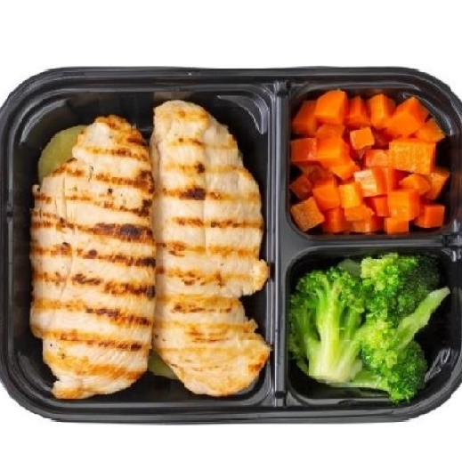 File de frango com batata doce