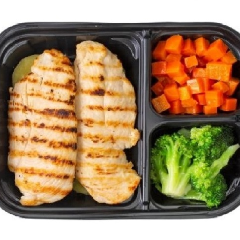 Filé de frango com batata doce