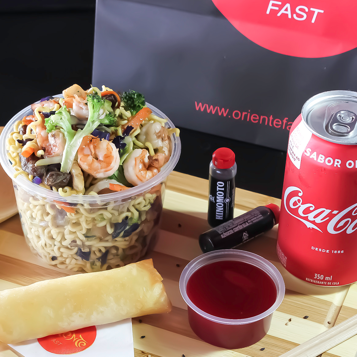Combo - Yakisoba 500g + Rolinho + Refri Lata