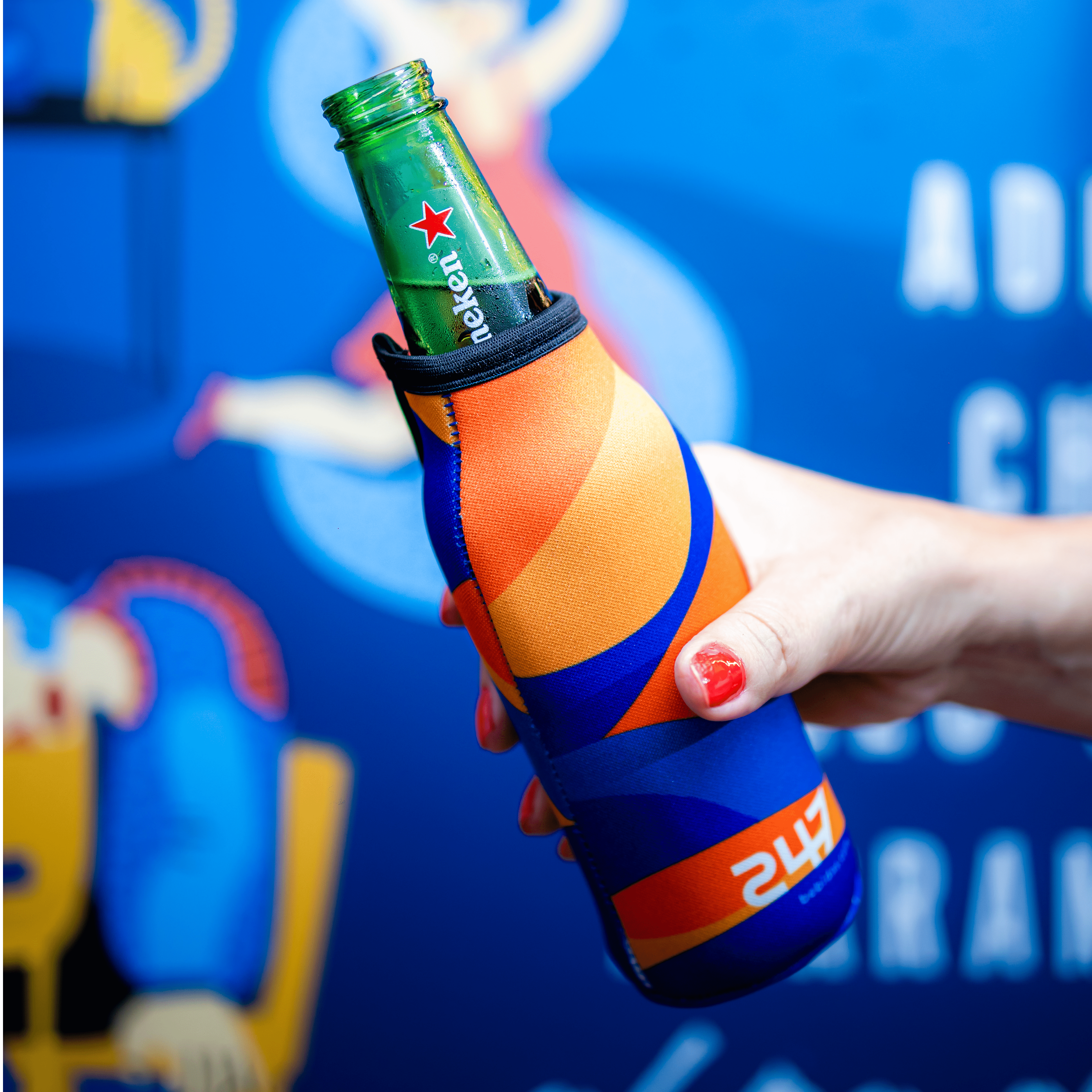 Porta Long Neck 247 Laranja