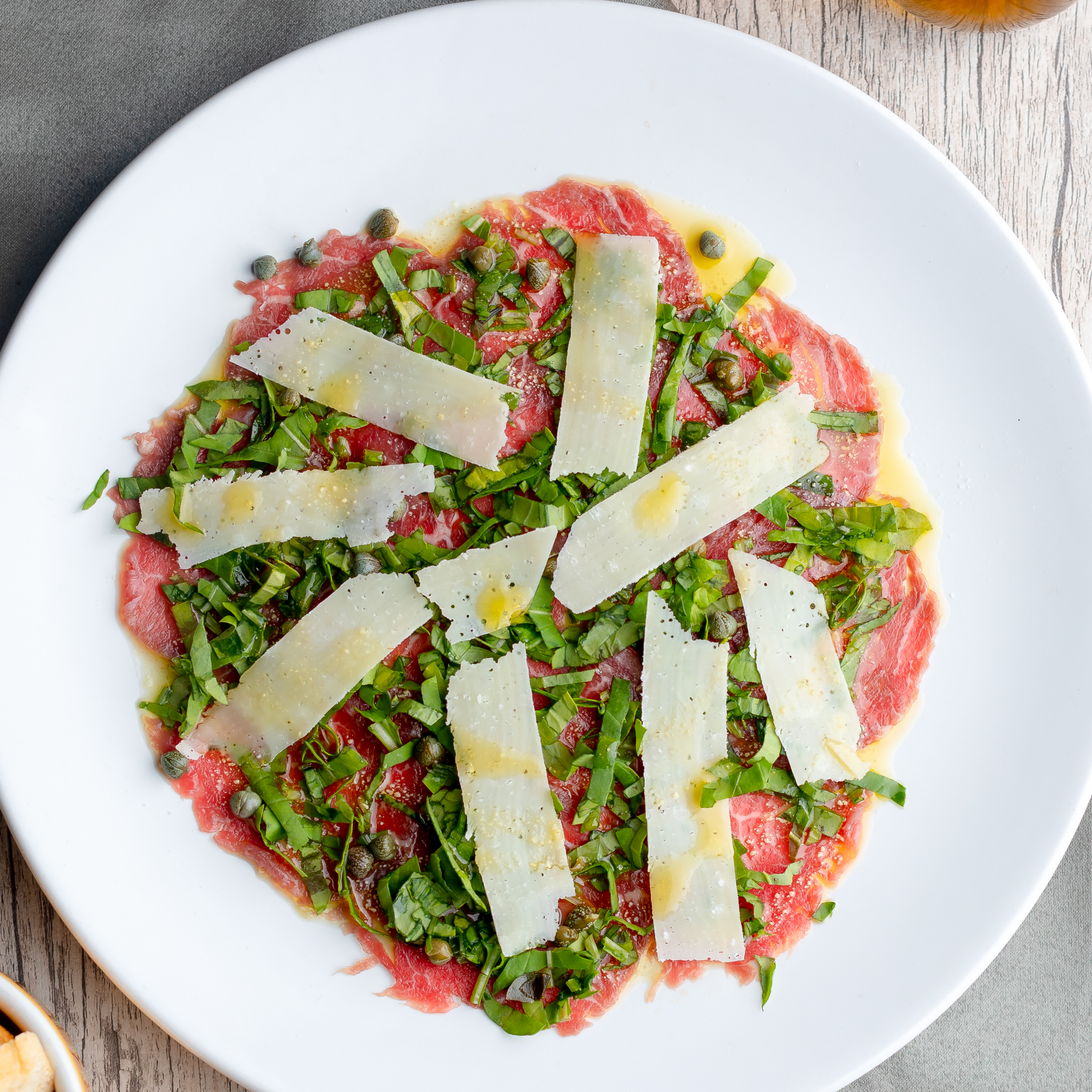 CARPACCIO À MODA DA CASA {FATIADO AQUI}