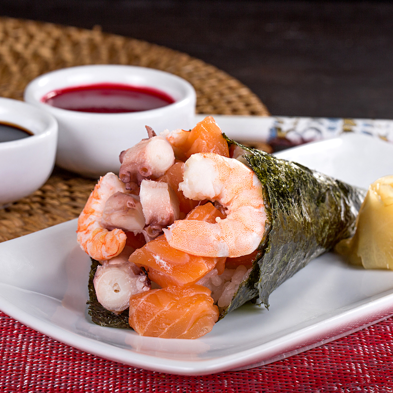 Tmk - Camarão, Salmão e Polvo