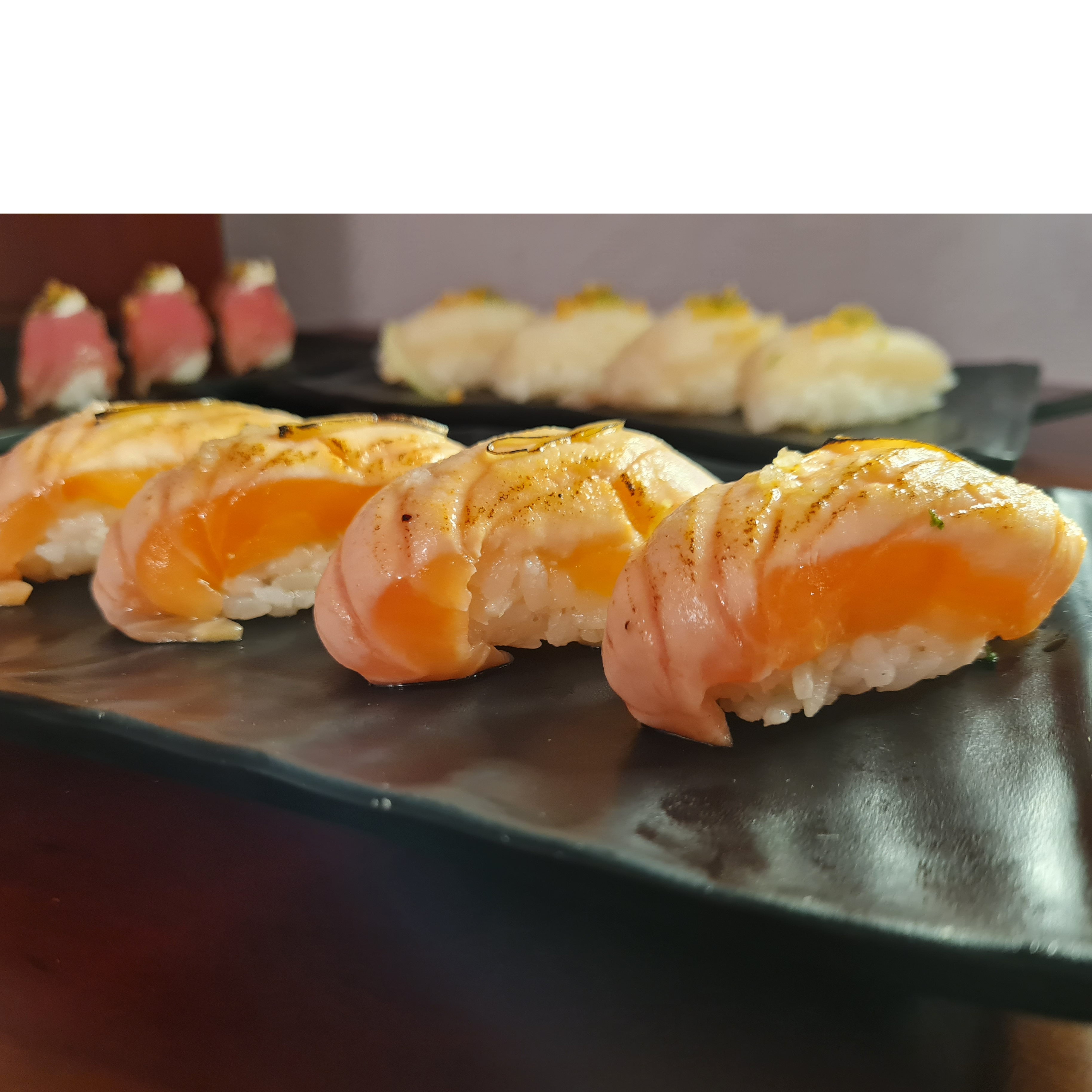 Sushi Salmão Brule