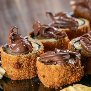 Hot Banana Roll c/ Chocolate - 20 un