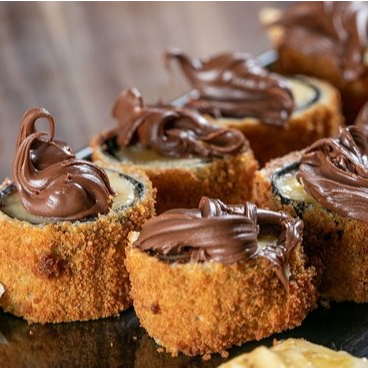 Hot Banana Roll c/ Chocolate - 20 un