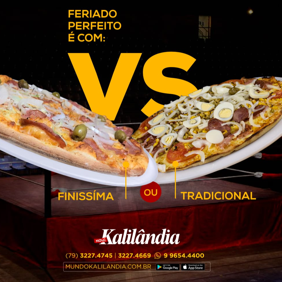 Pizza Média Dobrada - ( 02 Pizzas Médias 30 cm )