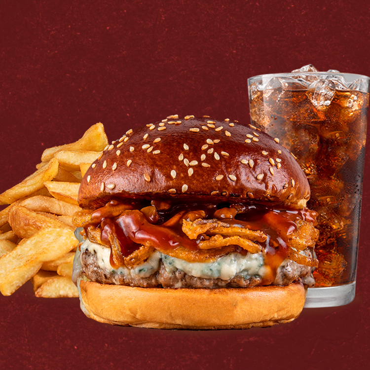 Gorgonkill (Burguer + bebida + batata)