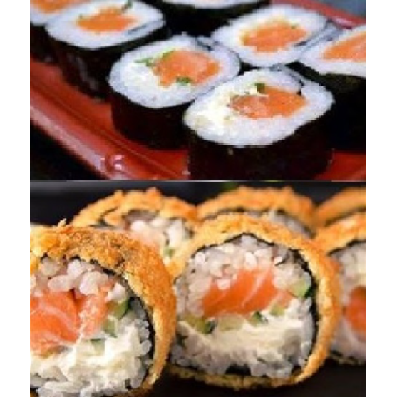 Promoção - 12 Makimonos Philadélfia + 13 Hots Philadélfia