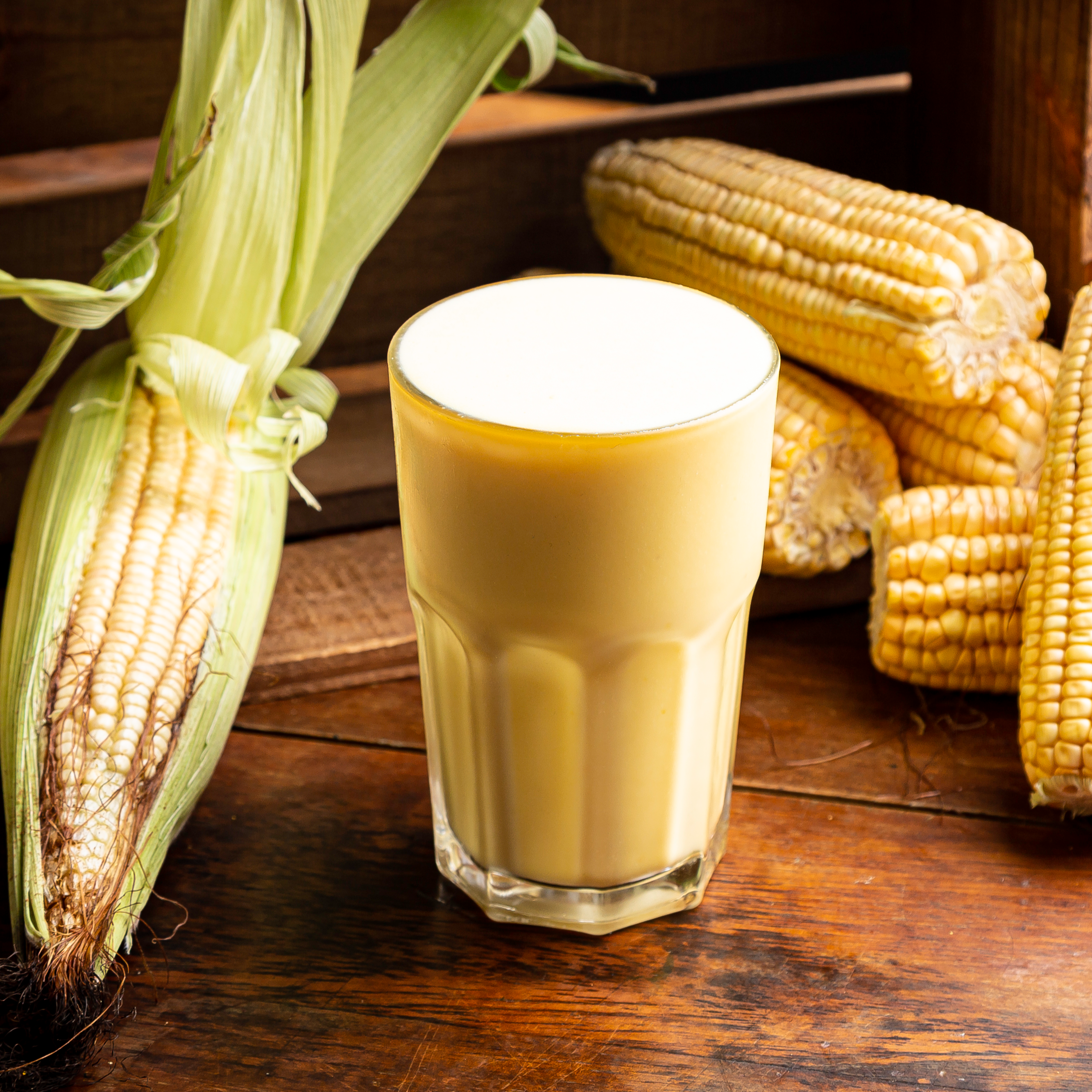 Suco de milho médio