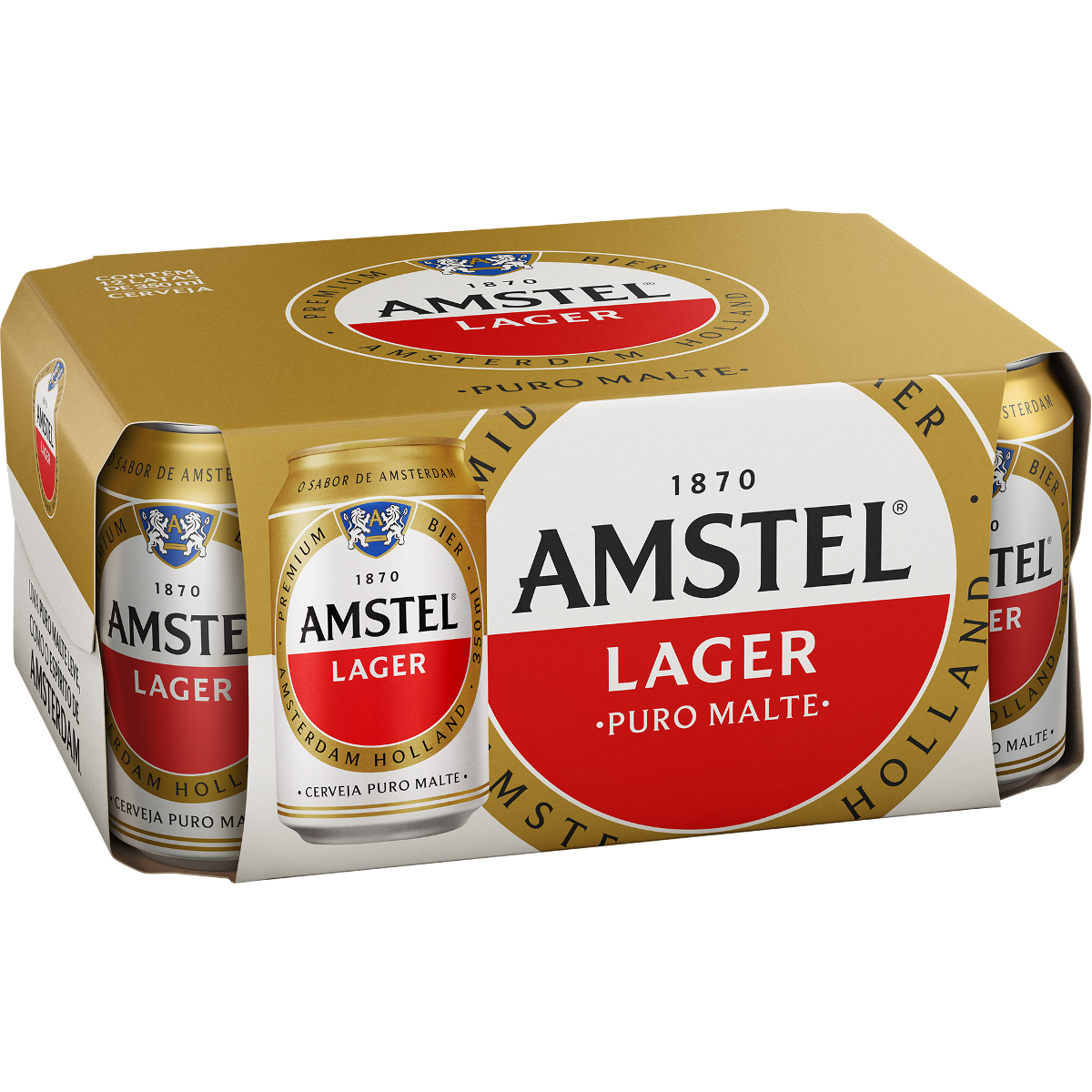 PACK CERV. AMSTEL LT 350 ML  12UND(GELADA)