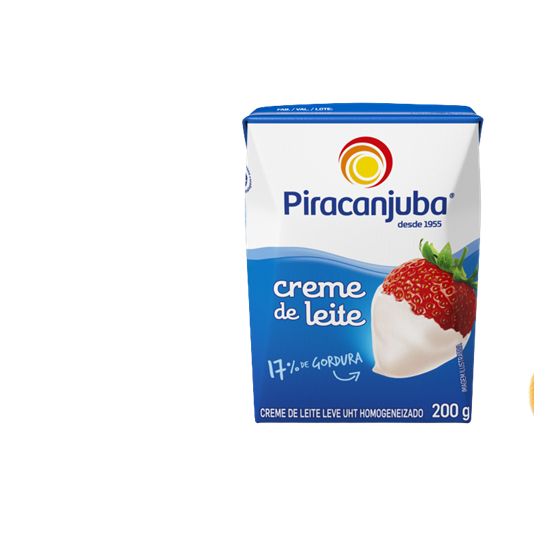 PIRACANJUBA CREME DE LEITE TETRAPAK 200G CX C/27 1x27 Unidades