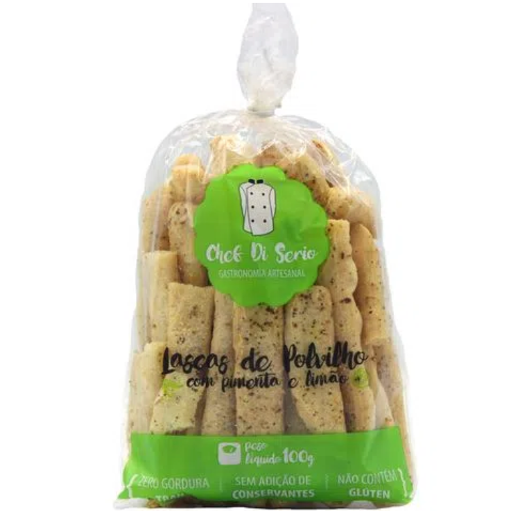 Polvilho Chef Di Serio Pimenta e Limão - 100g