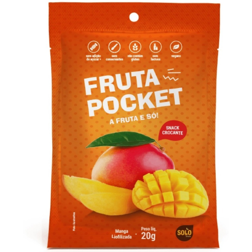 Fruta Pocket Manga Liofilizado - 20g