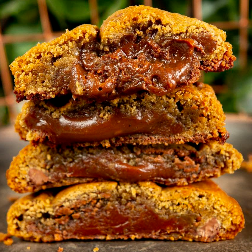 Cookie tradicional de brigadeiro
