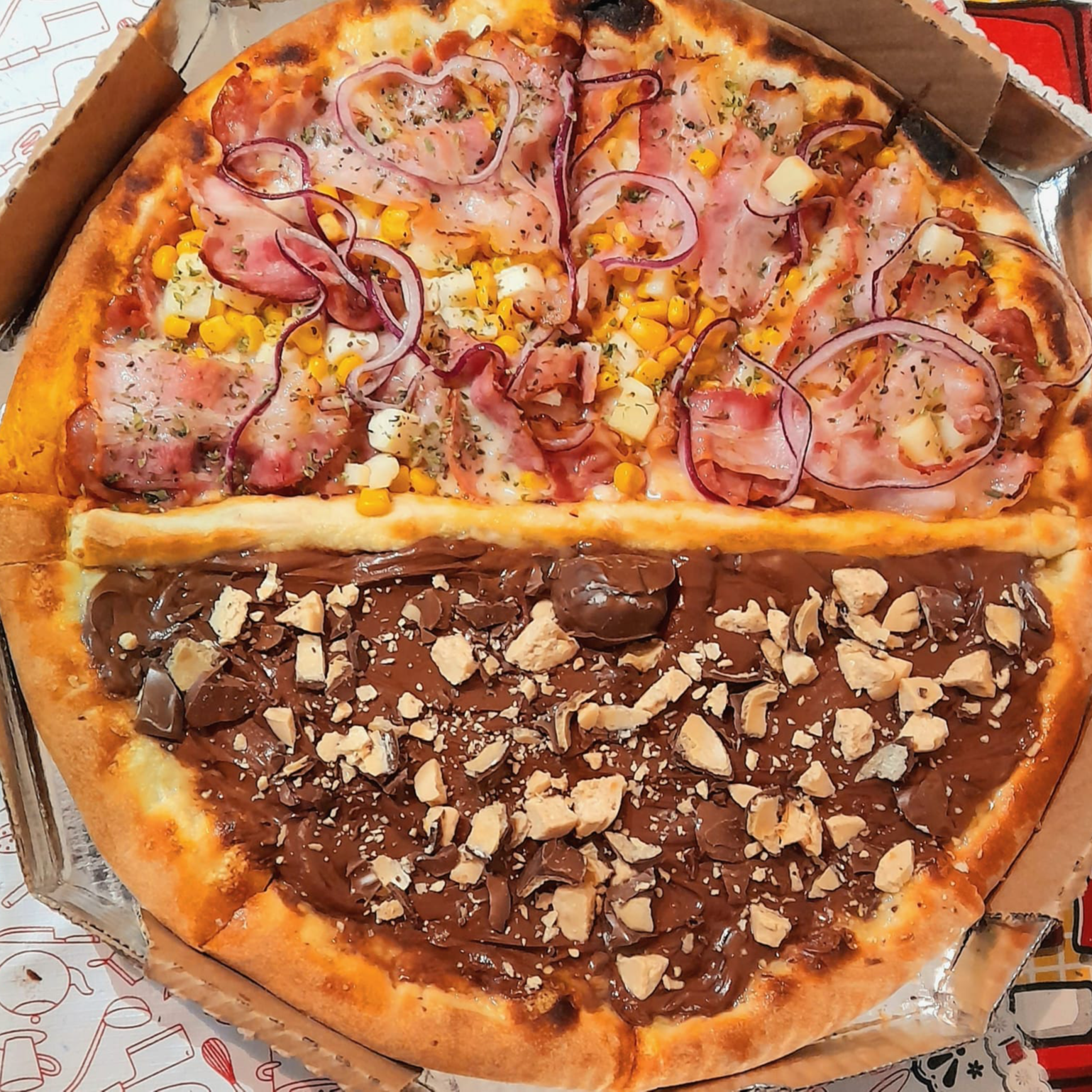 Pizza Grande Sem Borda Recheada