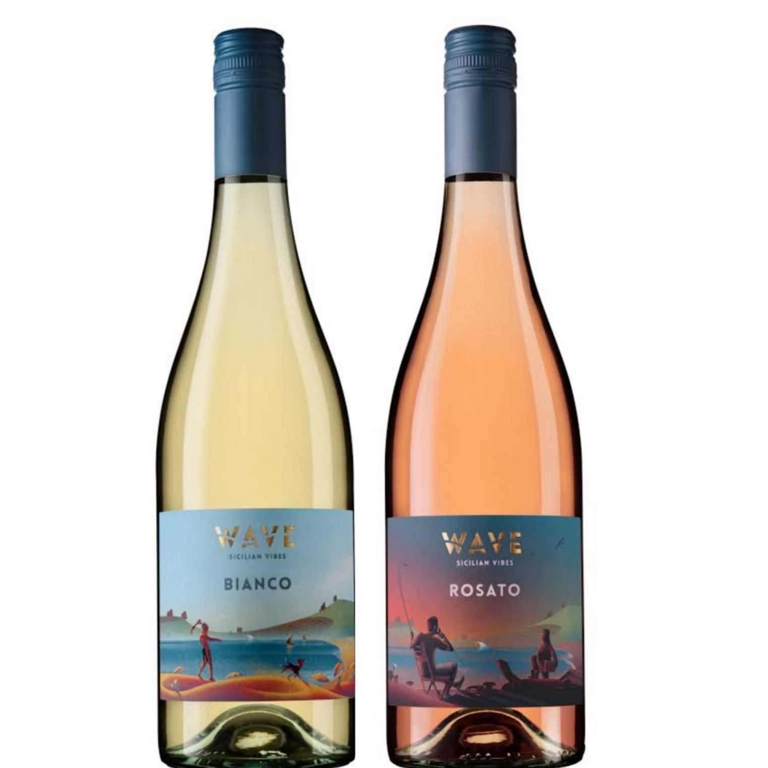 Dupla Italiana Wave Bianco e Wave Rosato